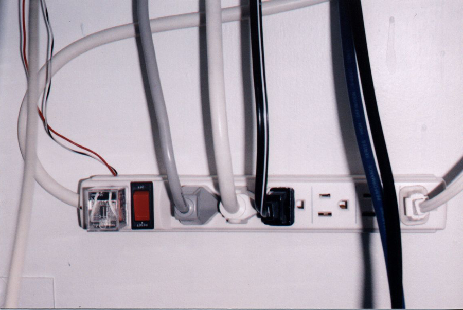 Hacked Power Strip that provided dynamic power distribution.